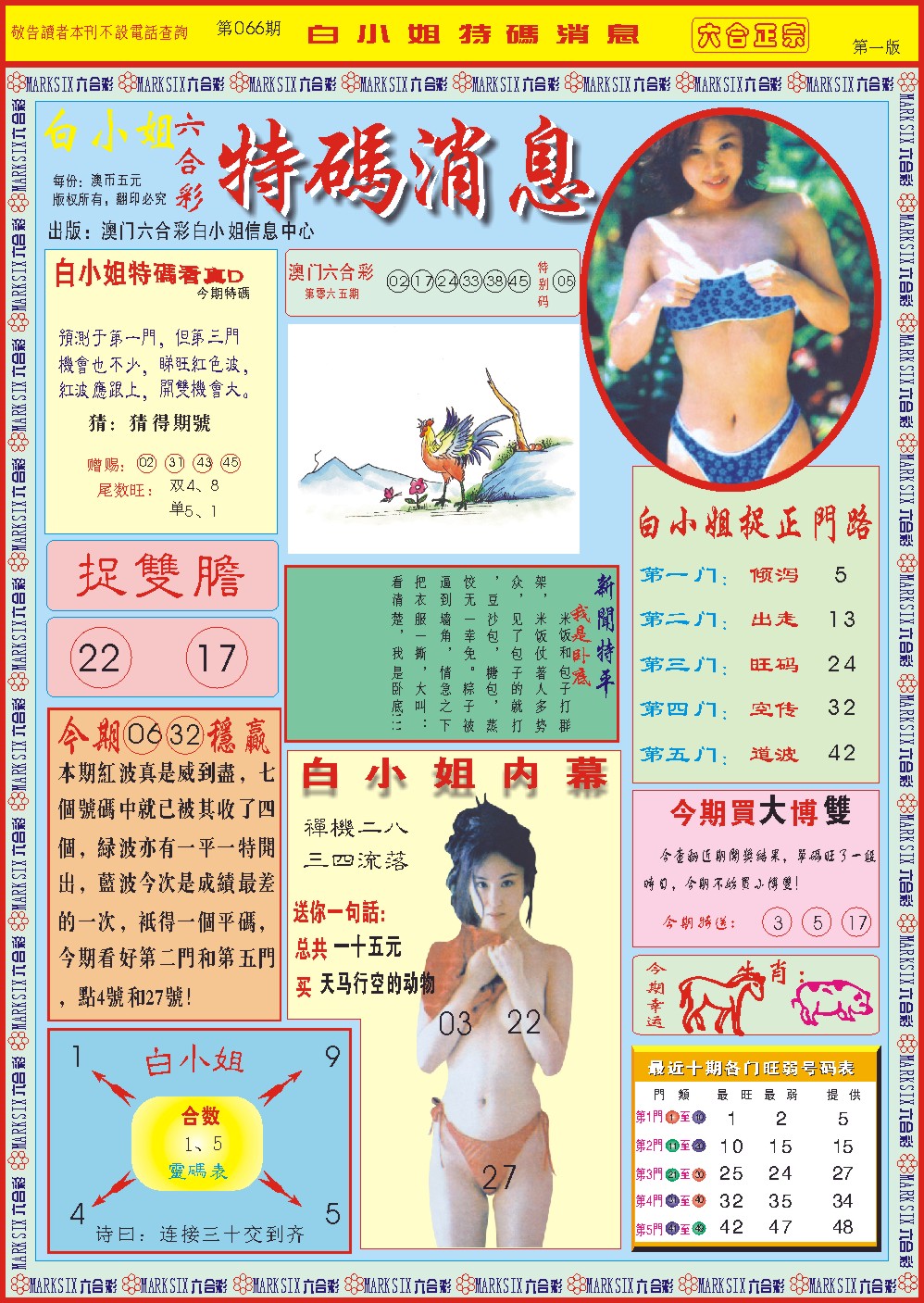 066期白小姐特码消息A[图]