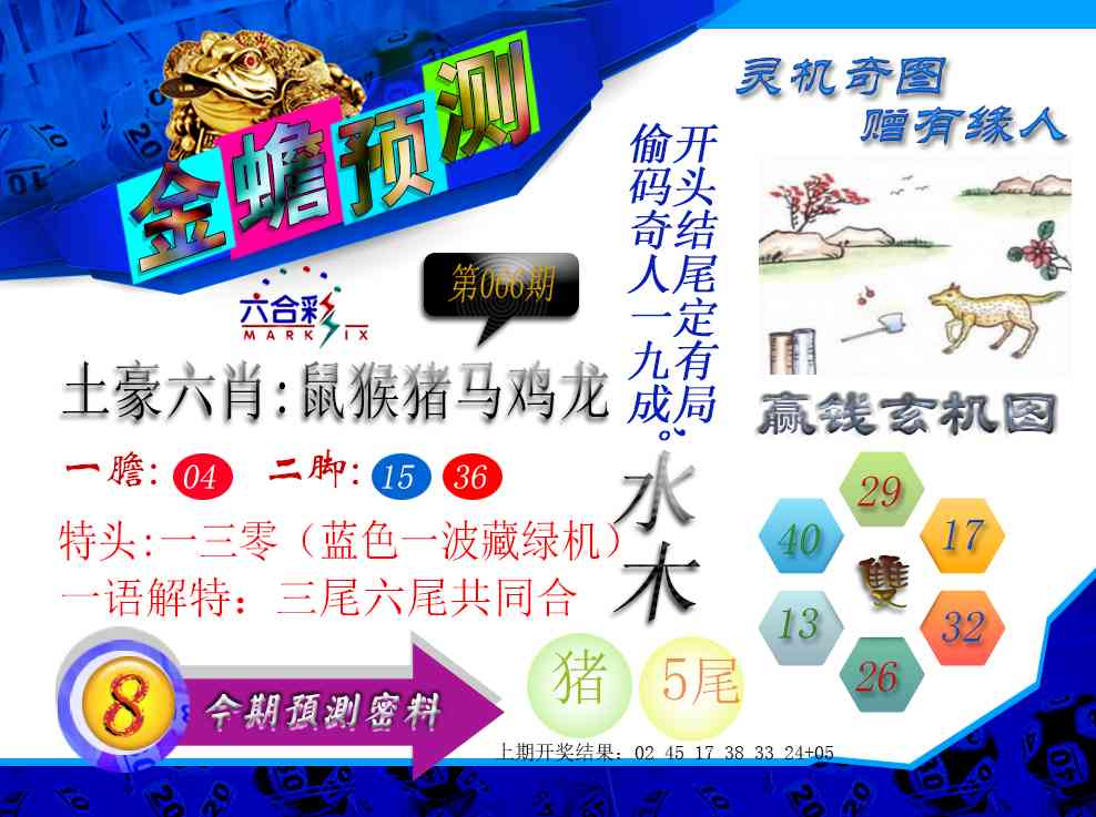 066期金蟾预测[图]
