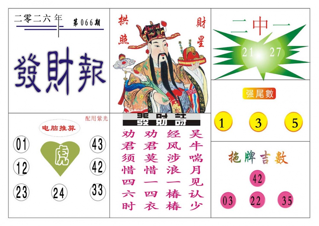 066期发财报[图]