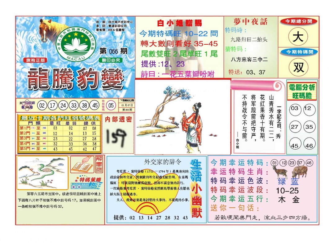 066期龙腾豹变[图]