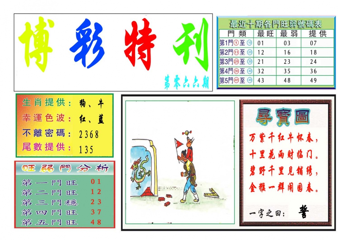 066期博彩特刊[图]