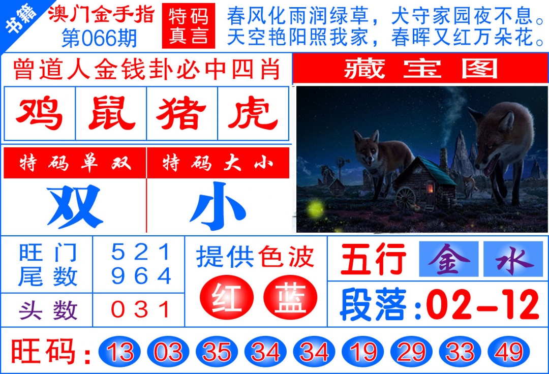 066期澳门金手指[图]