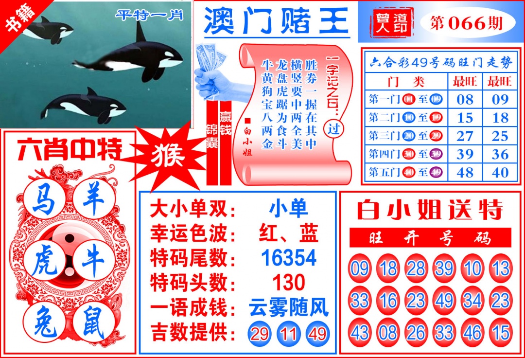 066期澳门赌王天书[图]