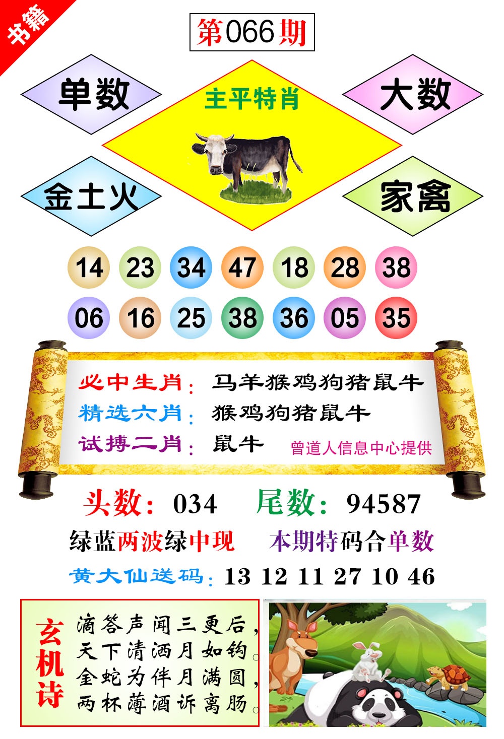 066期澳门济公十八码[图]