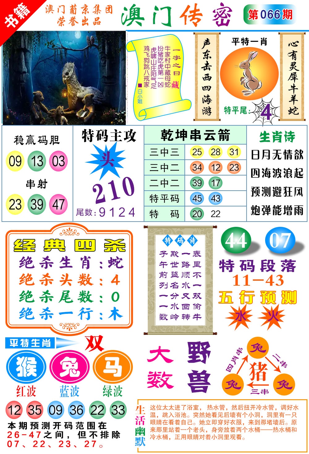 066期澳门传密一码[图]