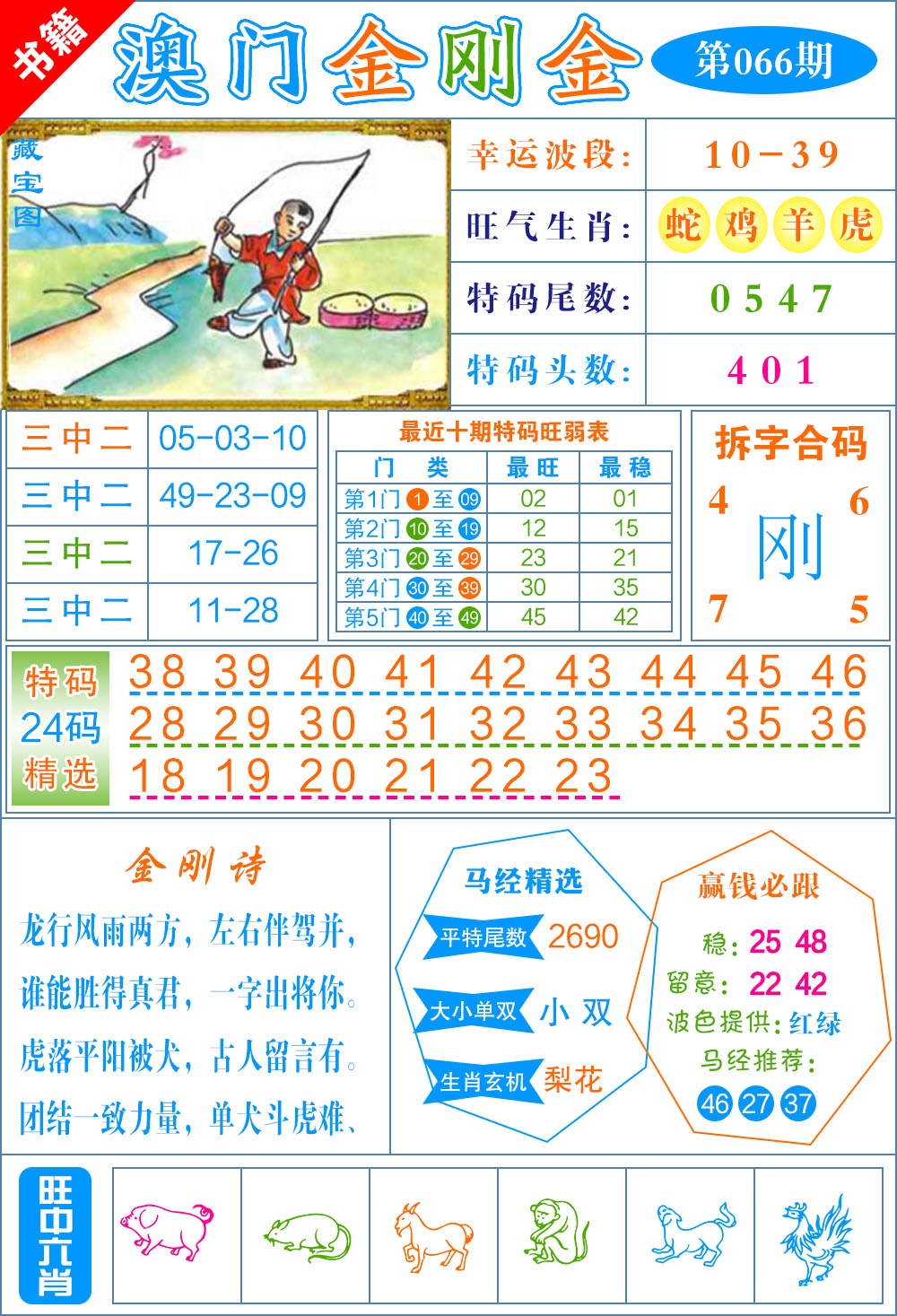 066期澳门金刚金[图]