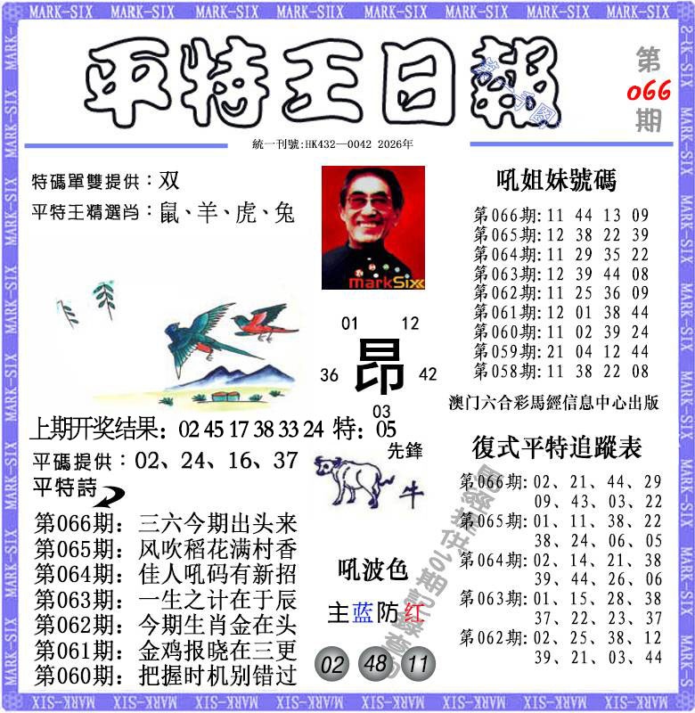 066期平特王日报[图]