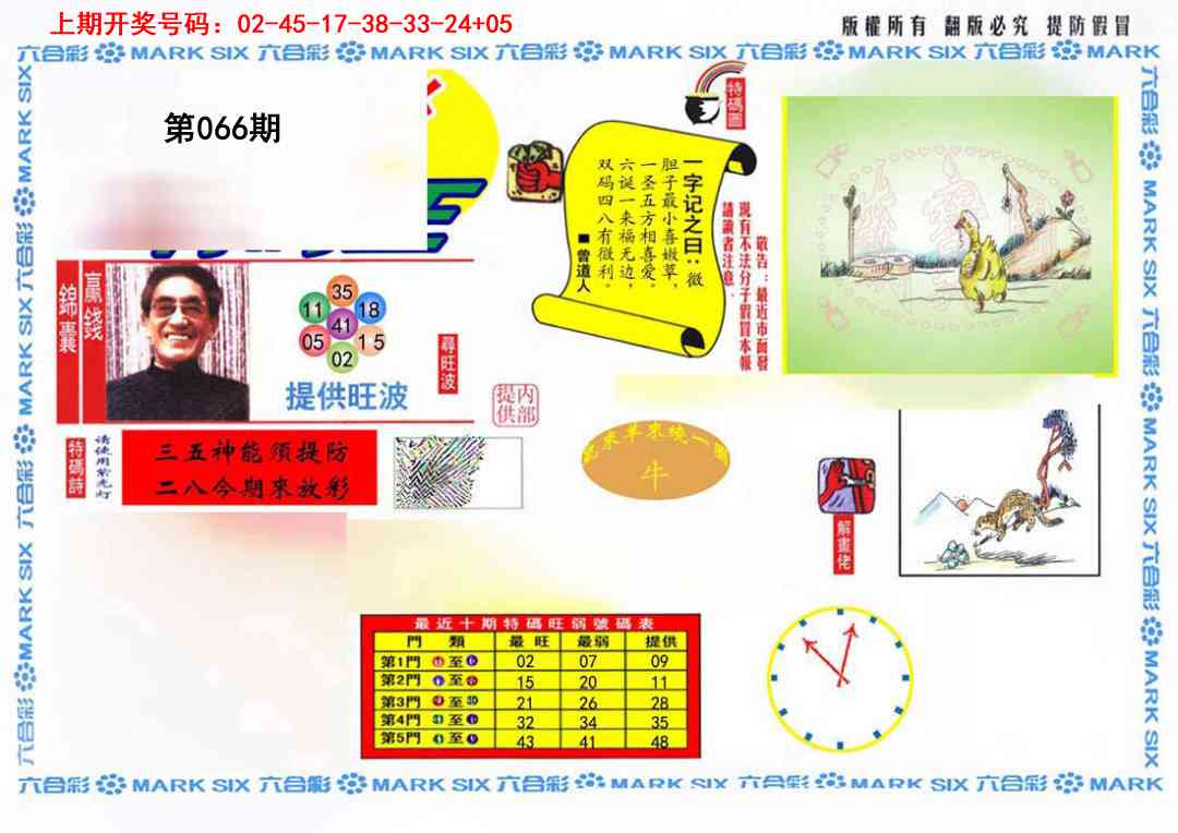 066期特码王(信封)[图]