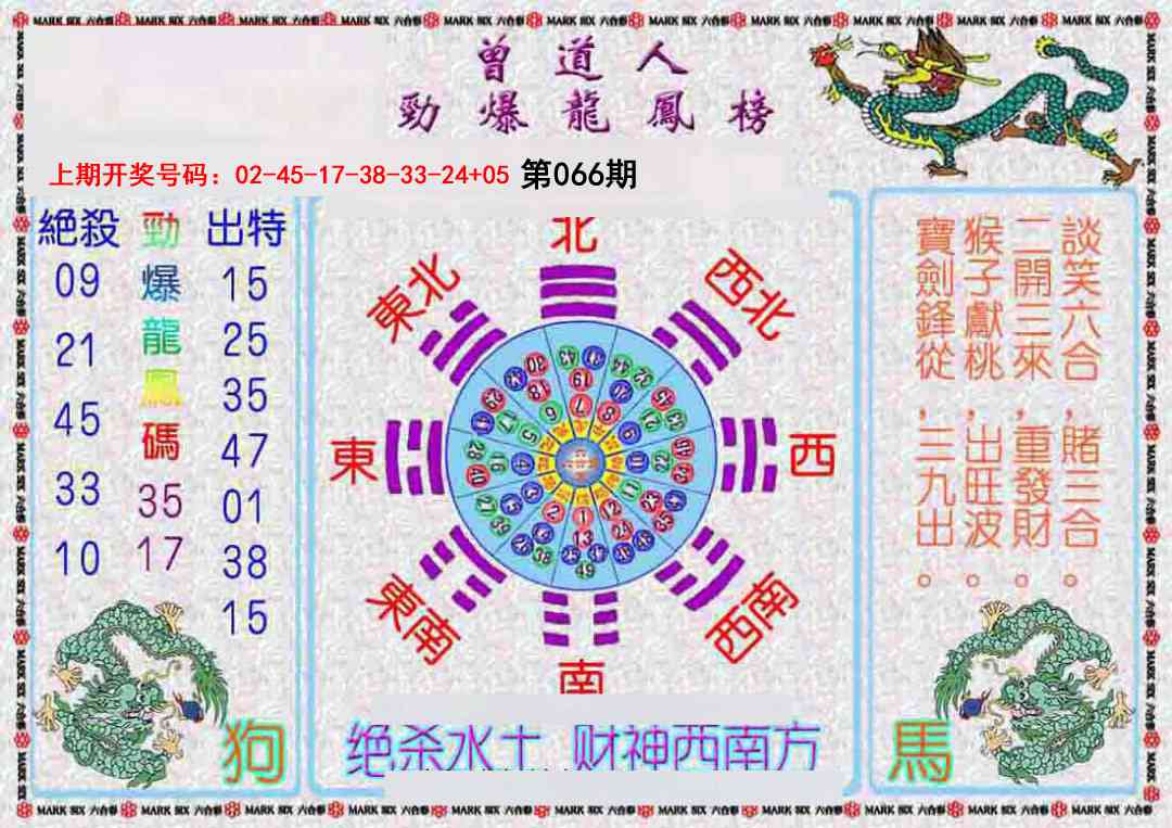 066期曾道人劲爆龙凤榜[图]