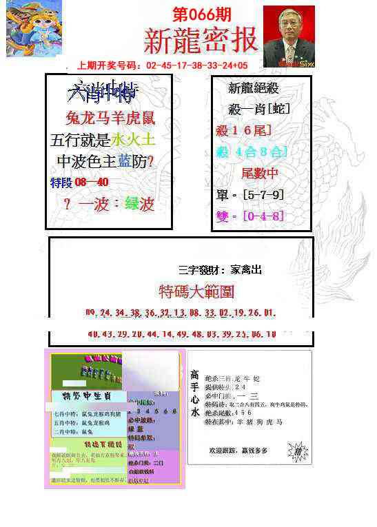 066期新龙密报[图]