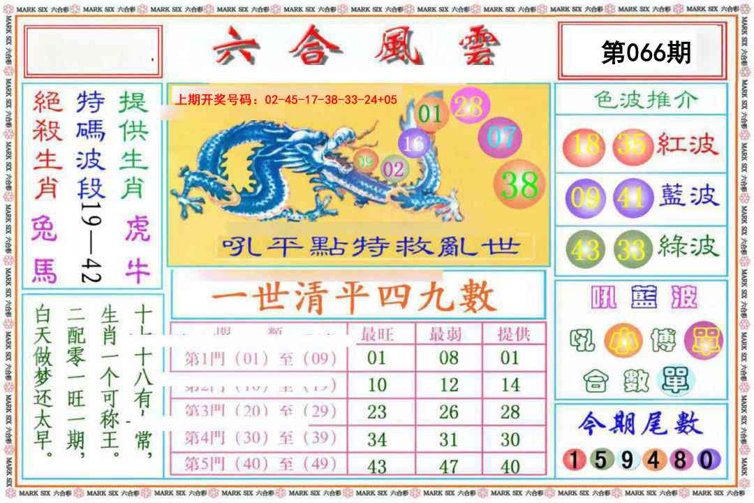 066期六合风云《另版》[图]