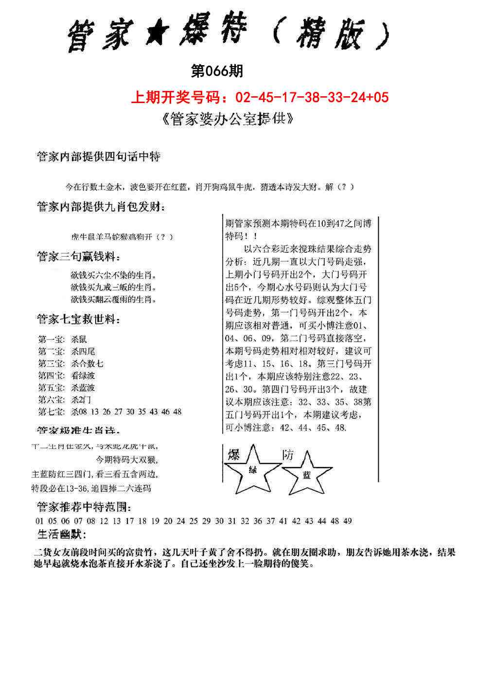 066期管家爆特精版[图]
