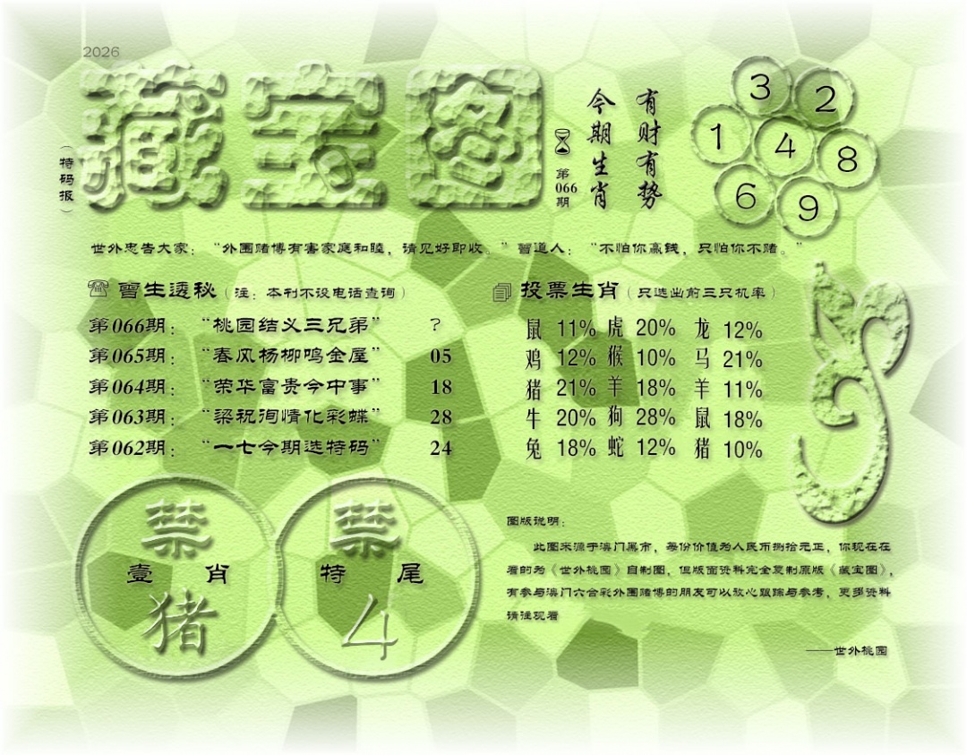 066期老《藏宝图》[图]