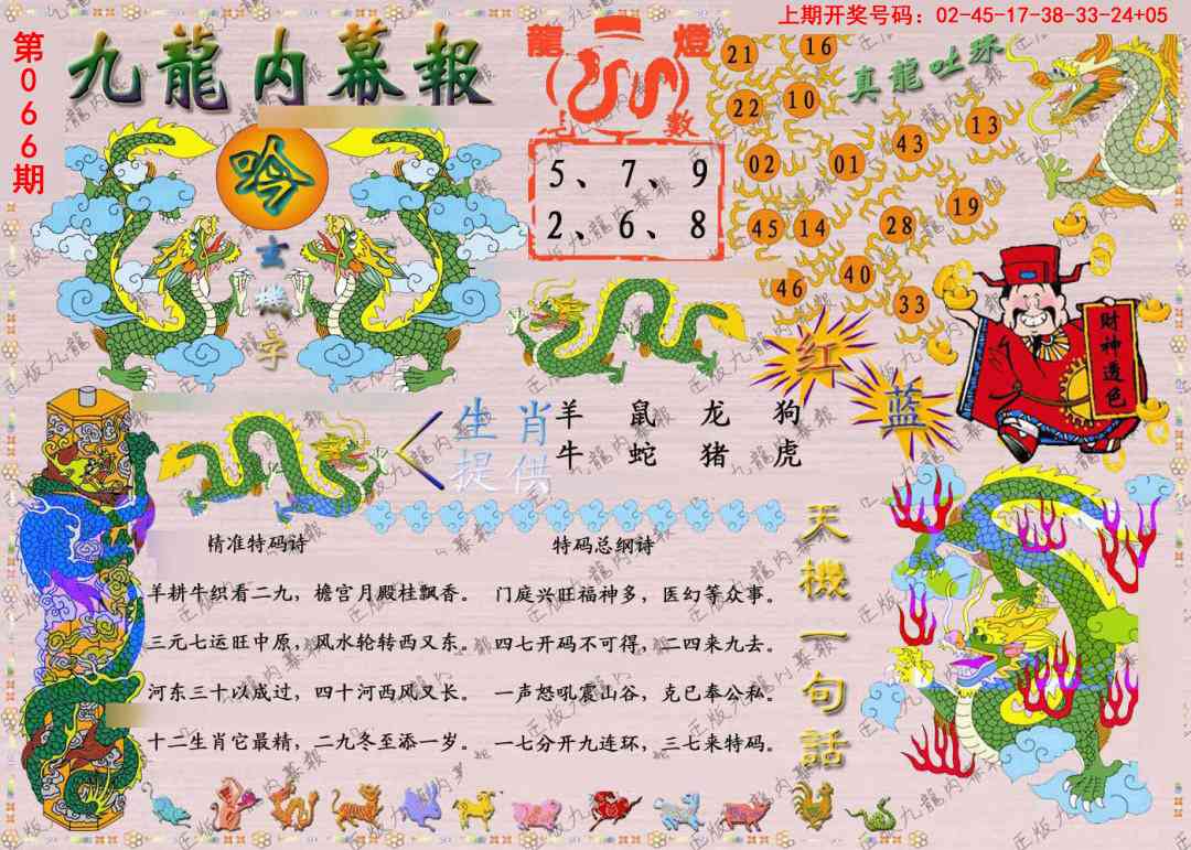 066期正版九龙内幕报[图]