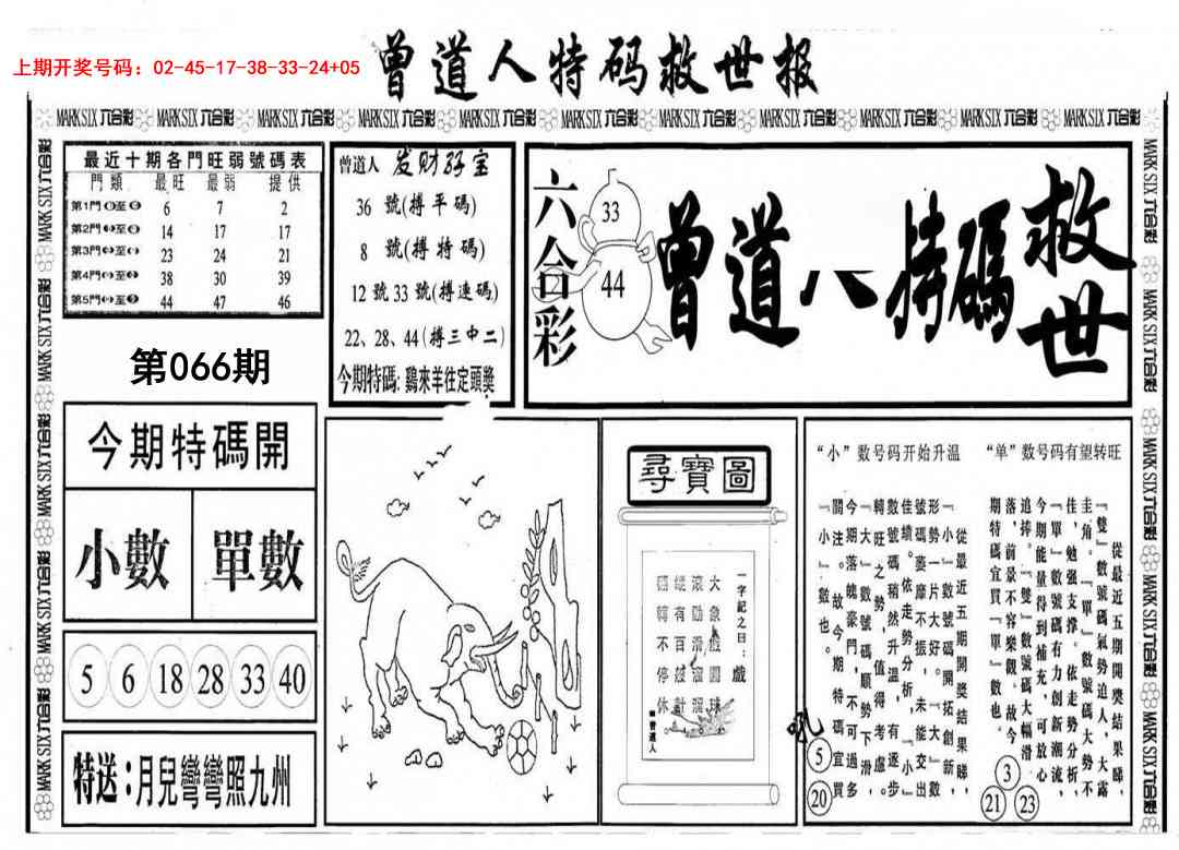 066期曾道人特码救世A[图]