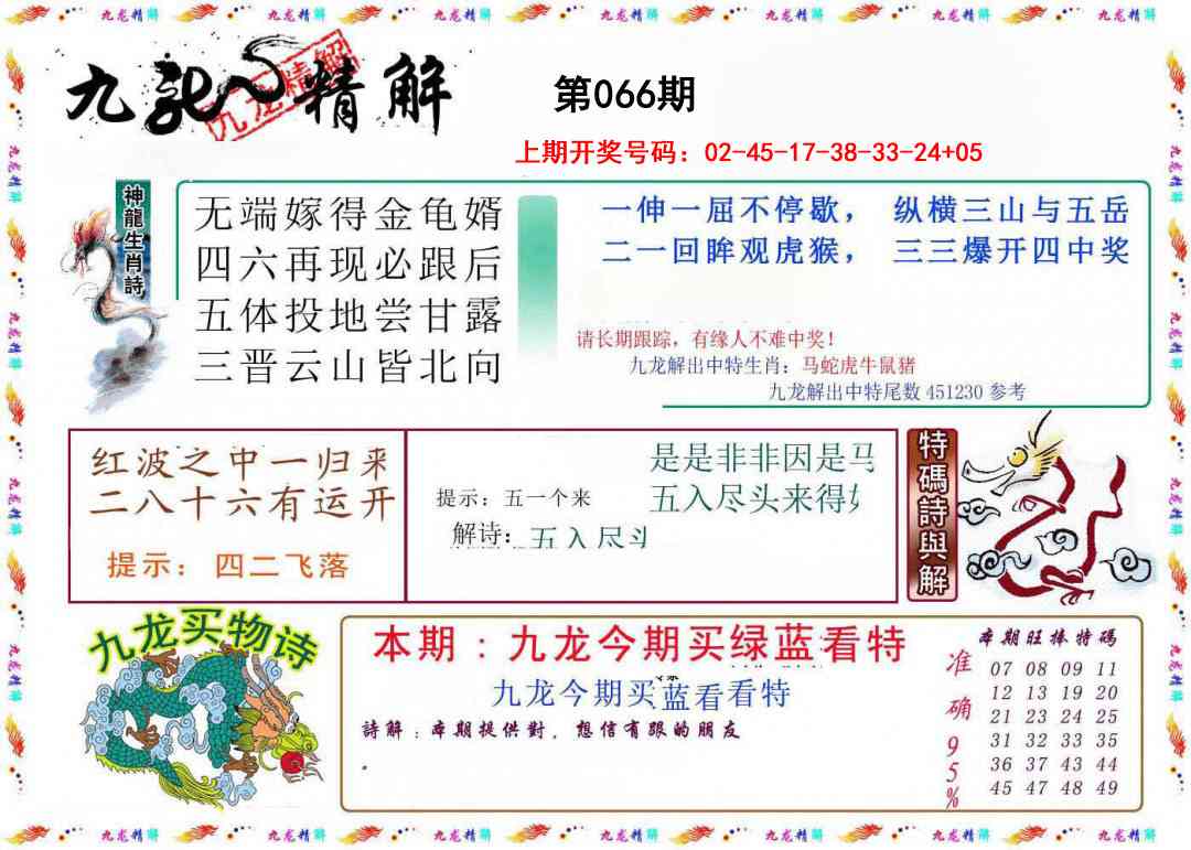 066期九龙精解[图]