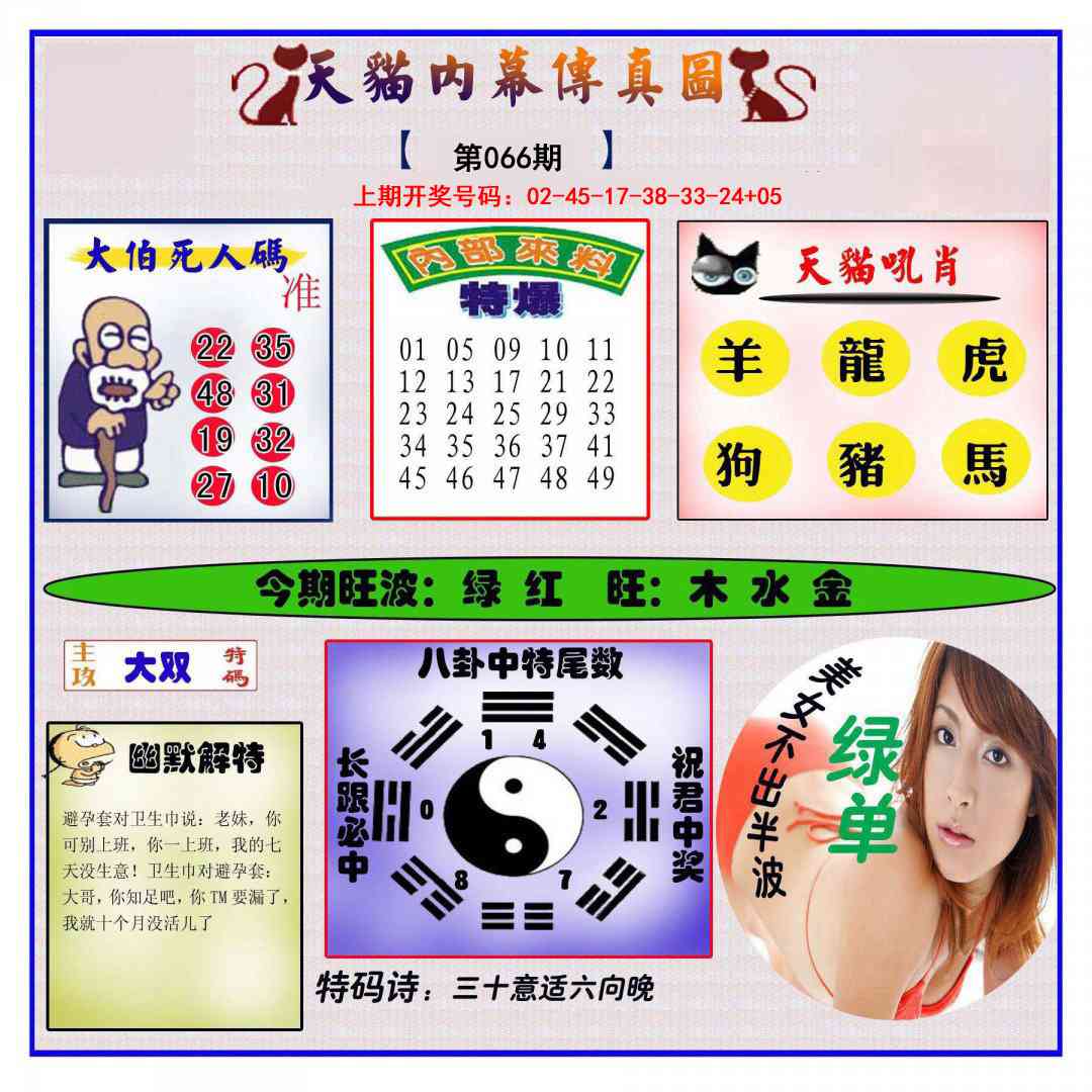 066期内幕传真图[图]