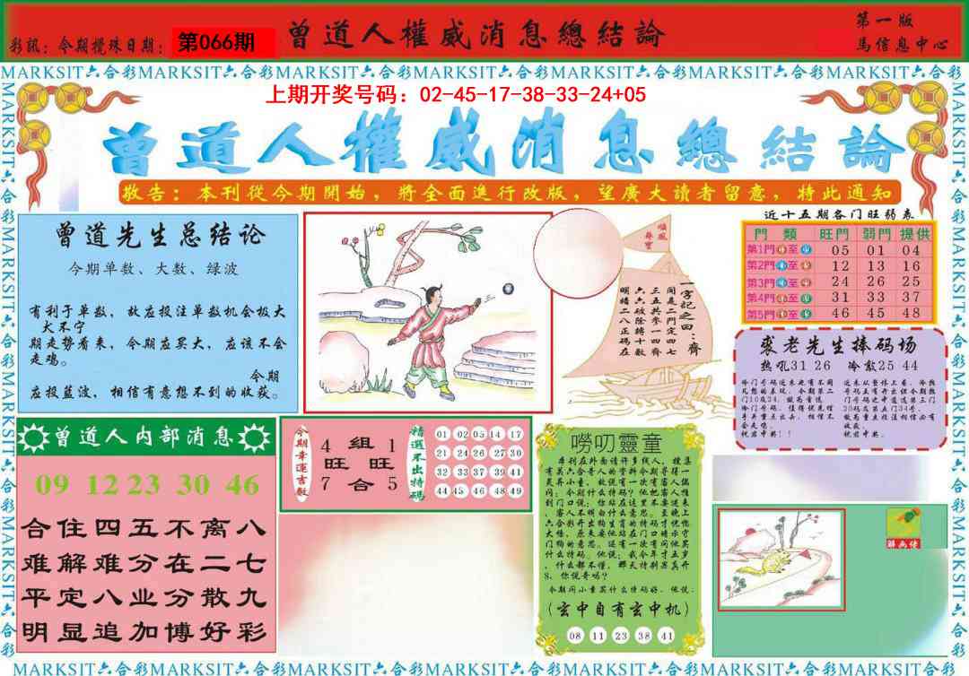 066期曾道人权威消息A[图]