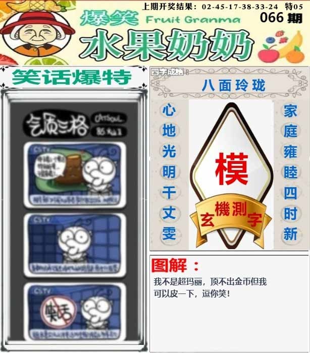 066期爆笑水果奶奶[图]